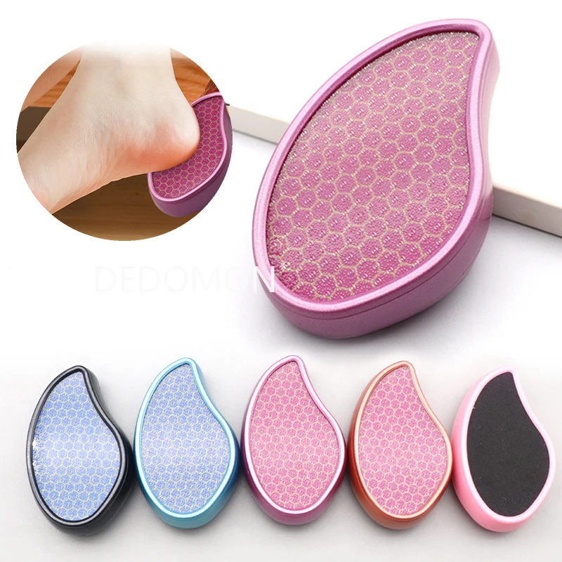 

Exfoliate Foot Hard Dead Skin Pedicure Remover Scrubber Peeling Artifact Peeling Nano Glass Foot Plate File Pedicure Tools