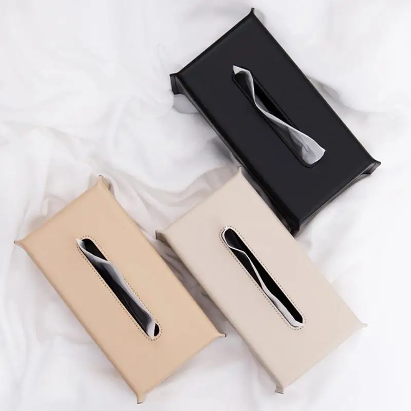 

Tissue Box Holder For Home Wet Wipes Dispenser Box Table Napkin Holder Car Tissue Paper Dispenser Home Decoration