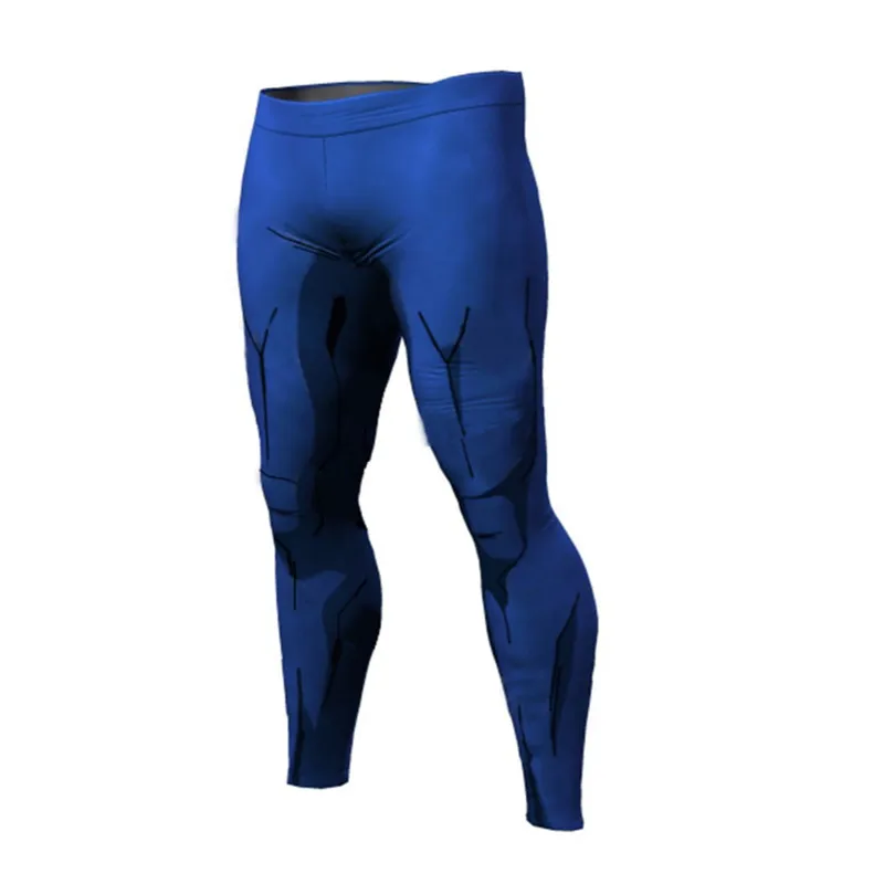 

Compression Tights Pants Men Go-Ku 3D Printed SweatPants Skinny Legging Trousers Male Gym Fitness Jogging Sports Long Pants