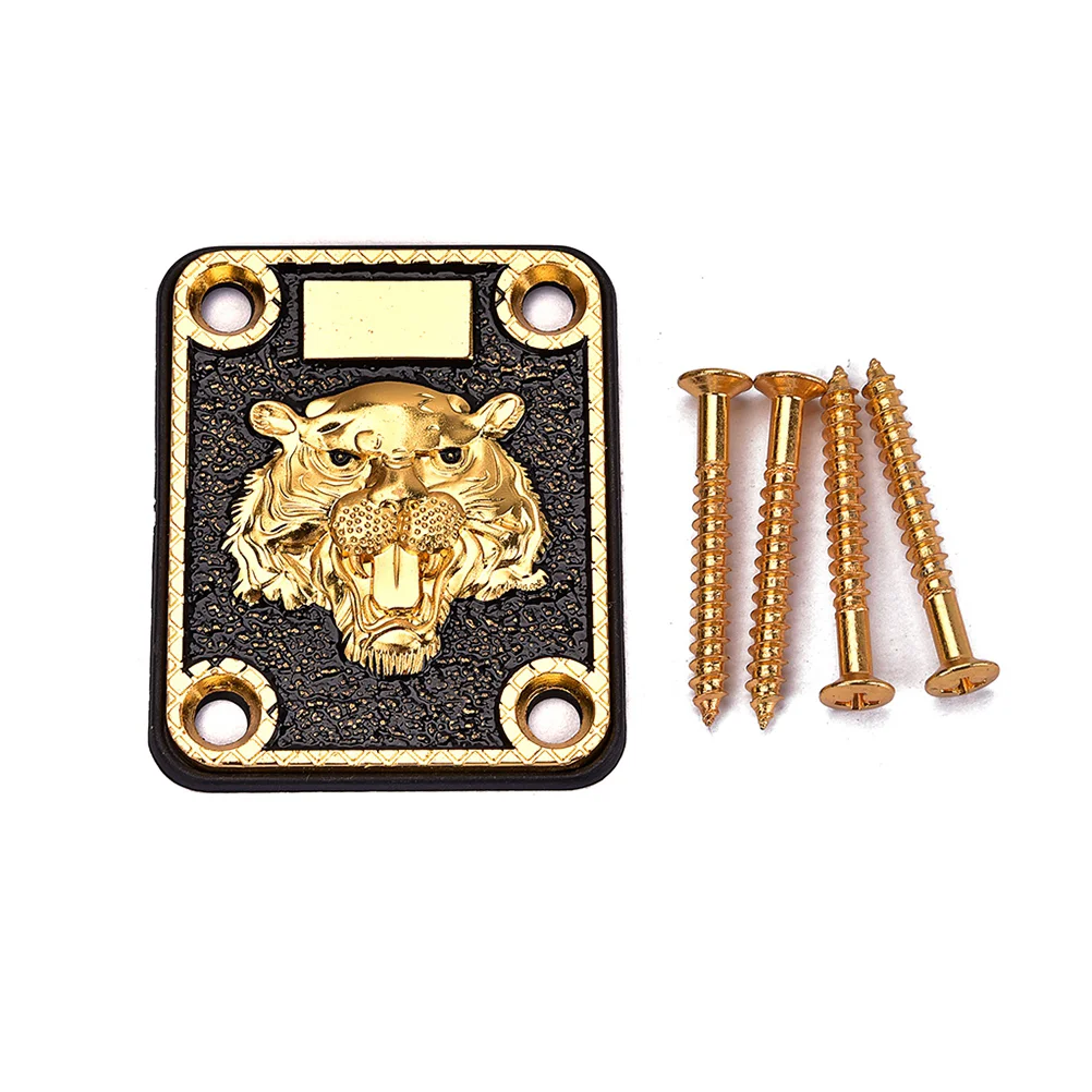 

Plate Neck Guitar Bass Screwsalloy Zincbaseplate Reinforcing Parts Electric Neckplate Custom Base