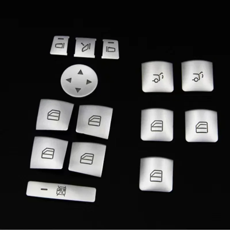 Кнопка подъема окна автомобиля наклейка на накладку для Mercedes Benz