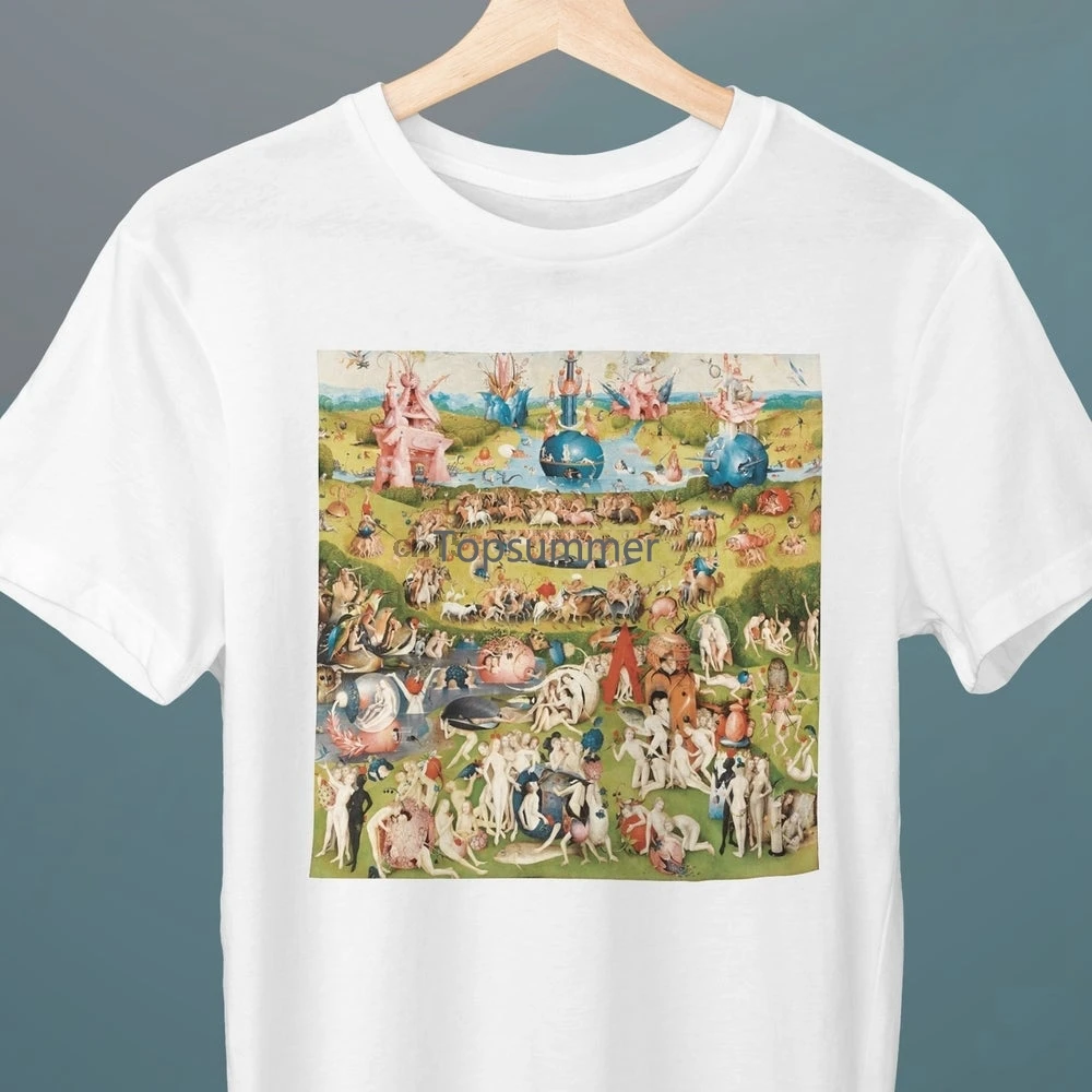 

The Garden Of Earthly Delights Hieronymus Bosch Painting Unisex T Shirt Paradise Lost Gift For Her Gift For Him Art Lover Gift