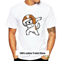 camiseta dabbing cavalier king charles spaniel para hombre camisa de manga corta de algod%c3%b3n talla grande personalizada