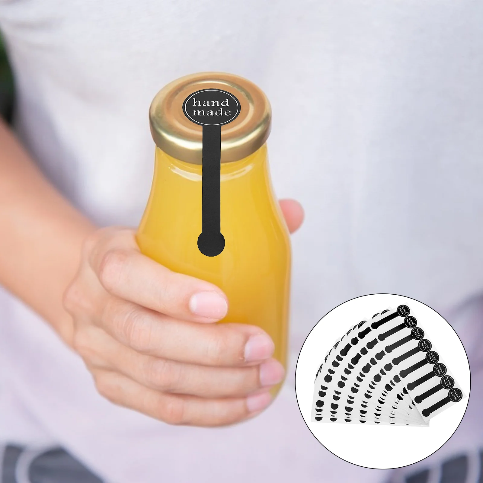 

200 Pcs Sticker Labels Decor Decor Bottle Labels Gift Decor Self- Labels