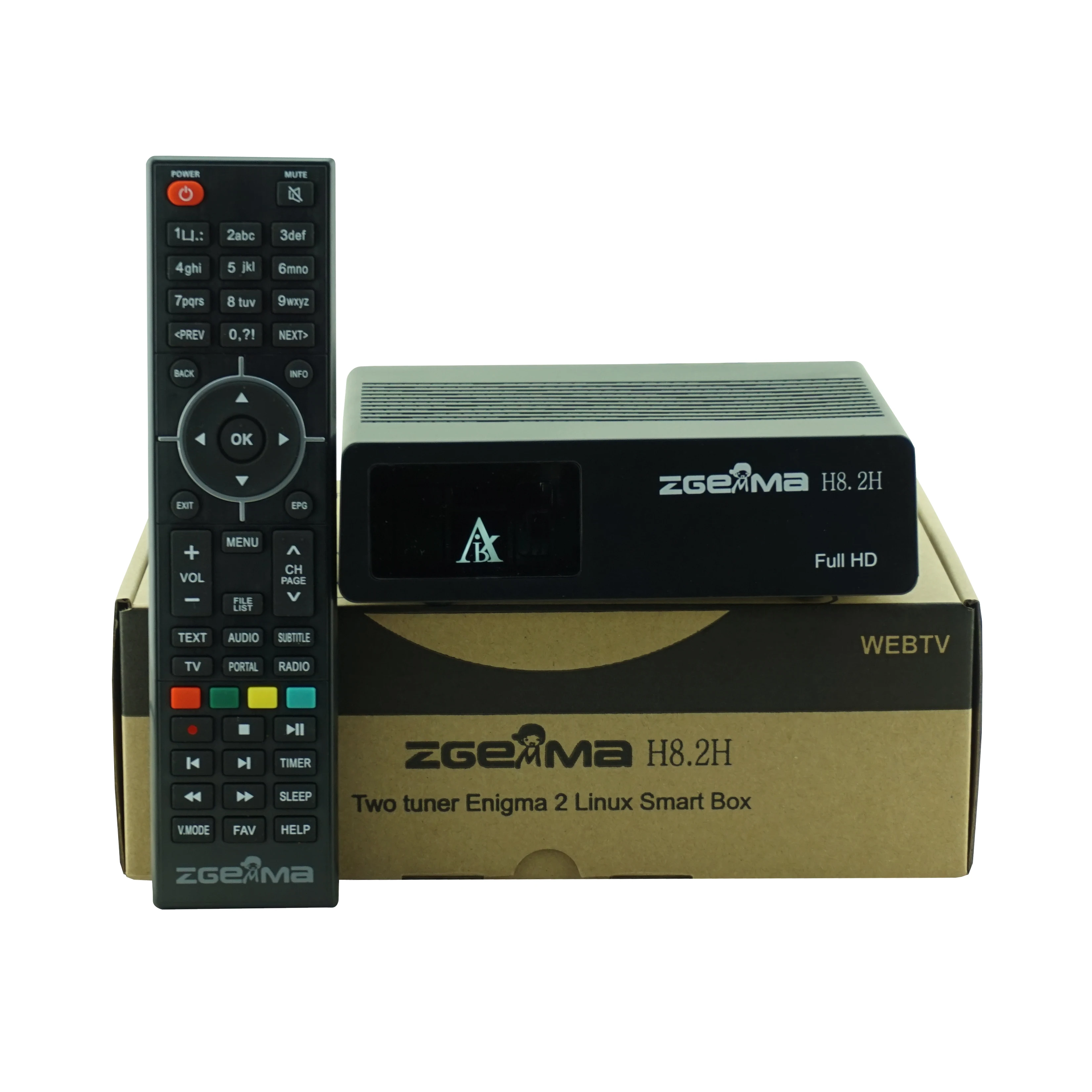Новейший ресивер ZGEMMA H8.2H для спутникового телевидения Linux Enigma2 приемник DVB-S2X + DVB-T2/C