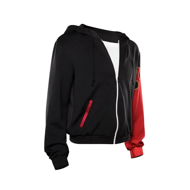 Jin Kazama Косплей Аниме Tekken Bloodline Костюм Толстовка Пальто Повседневная Уличная