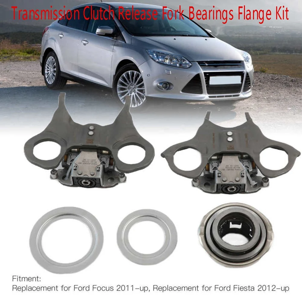 

1 Set Transmission Clutch Release Fork Clutch Release Bearings Flange Kit 6DCT250 DPS6 For Ford Focus Fiesta