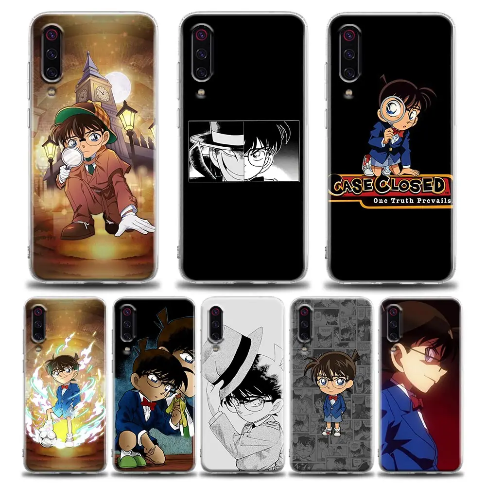 

BANDAI Detective Conan Phone Case for Xiaomi Poco X3 NFC X3 M3 F3 Mi 9T 11 11X 11T 10T 12 Note10 Redmi 9A 9 10 9T 9C 5G Case
