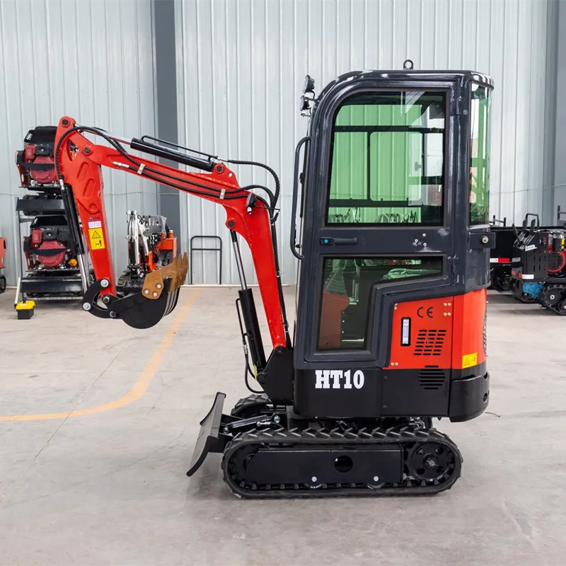 Заказчик из России мини-экскаватор Polun-yurij YG10 трехмерный гидравлический