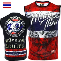 vszap muay thai shirt breathable mesh jiu jitsu fight thai boxing t shirt sleeveless fitness mma rashguard gym sport vest jersey
