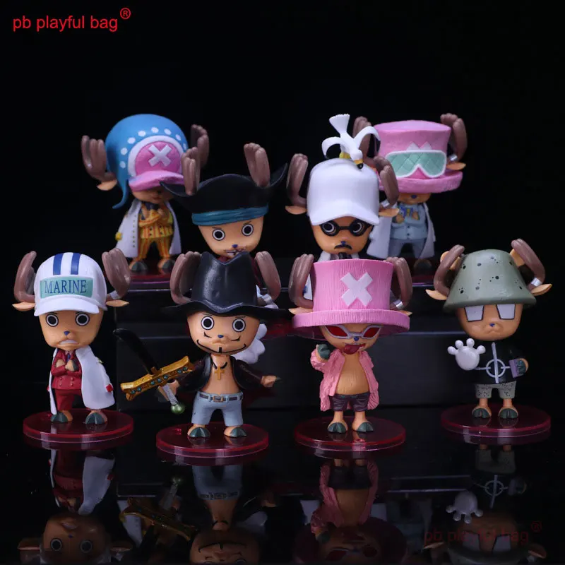 

PB Playful Bag 10cm Anime One Piece Tony Tony Chopper cos Oka Shichibukai Action Figure Collectible Model Toys gift CG47