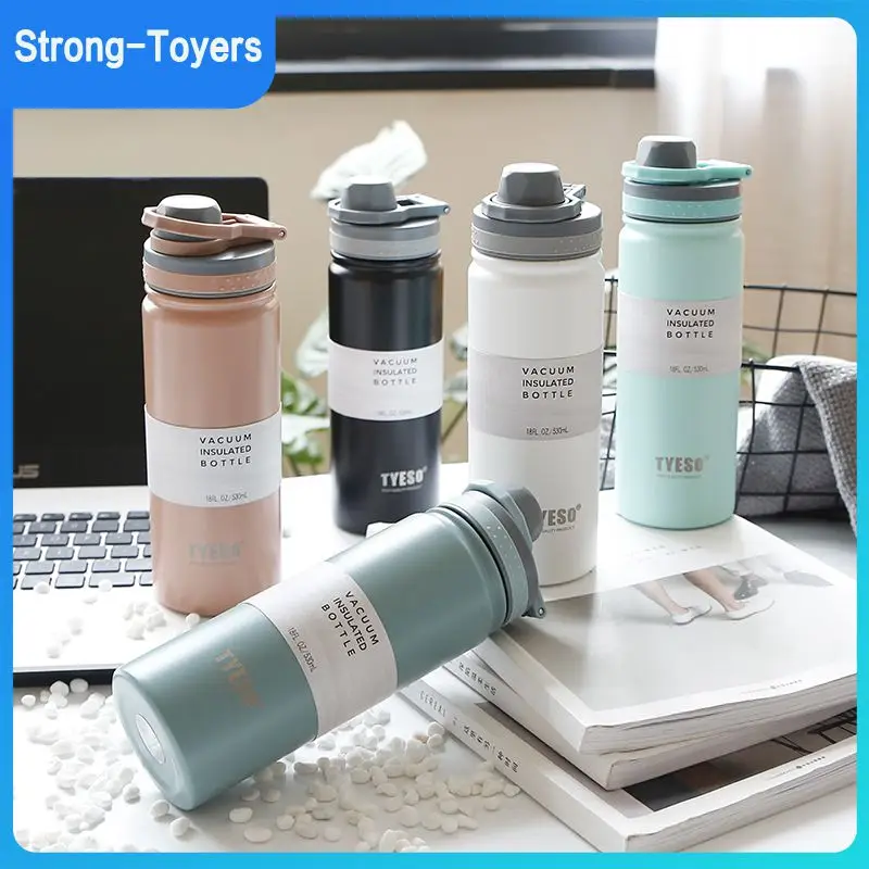 

Дорожный портативный термос для чая, уличная герметичная Спортивная бутылка для воды, вместительные вакуумные фляжки высокого качества