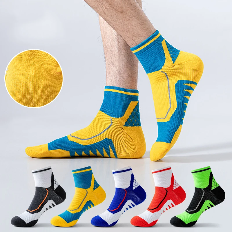 Basketball Socks Thickened Towel Bottom Tube Pressure Socks Actual Combat Sweat Absorbent Non Slip Professional Elite Sports
