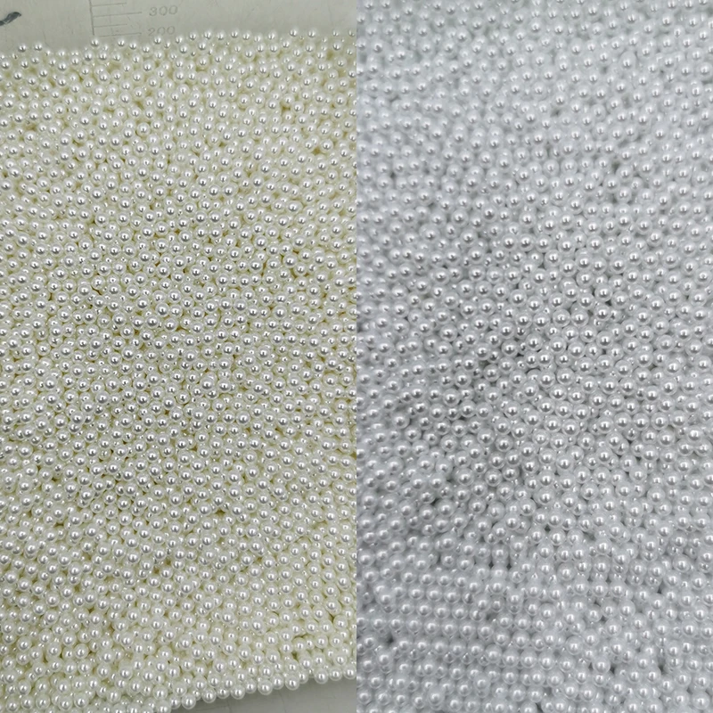 1/1.2/1.5/2 мм крошечные высокие яркие круглые жемчужины для дизайна ногтей без отверстий abs декоративные аксессуары ABS имитация жемчуга