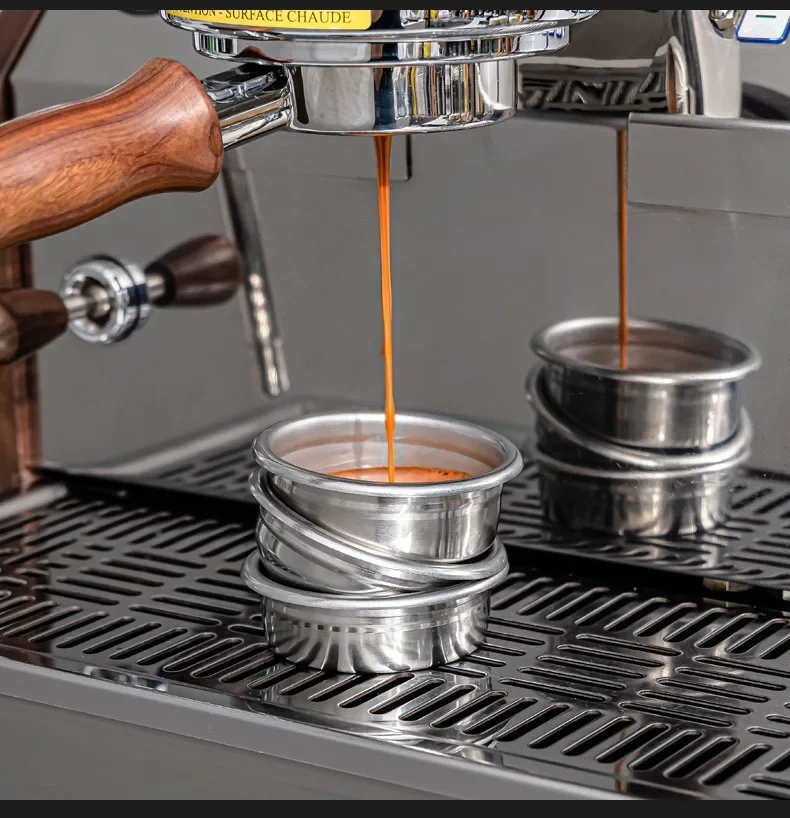 Корзина 58 5 мм высокоточный двойной корзина для эспрессо фильтр подходит