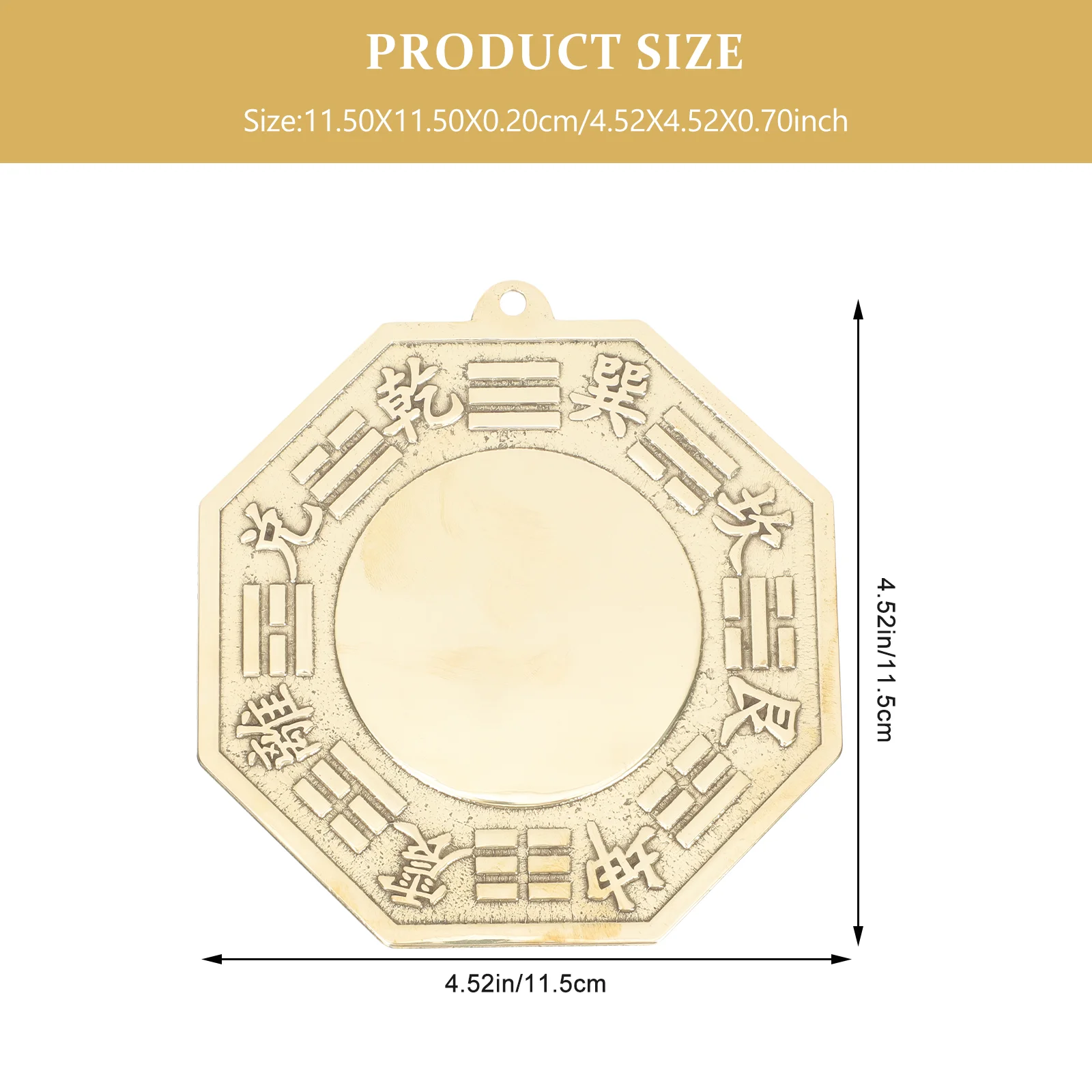 

Eight Trigrams Mirror Home Exorcism Blessing Decorative Ornament for Decor