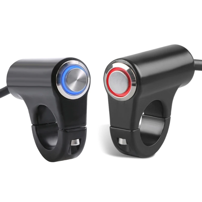 

22mm 7/8'' Aluminum Alloy Motorcycle Handlebar Headlight Switch Fog Light 12V
