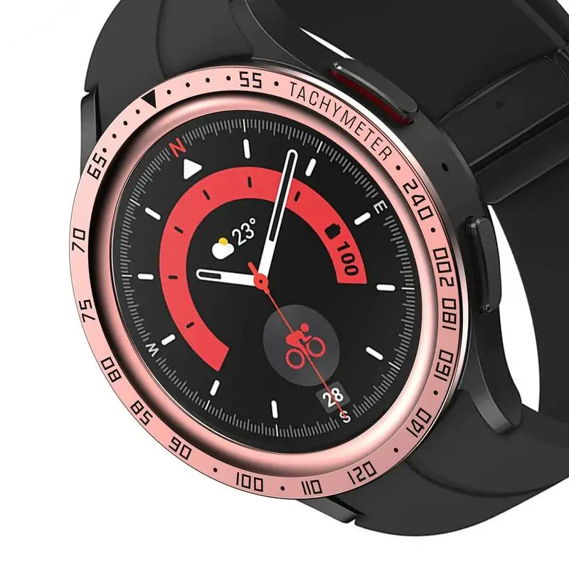 

Жесткая рамка оболочка ободок кольцо чехол для Samsung ForGalaxy Watch 5 Pro 45 мм Защитное стекло для часов аксессуары для часов