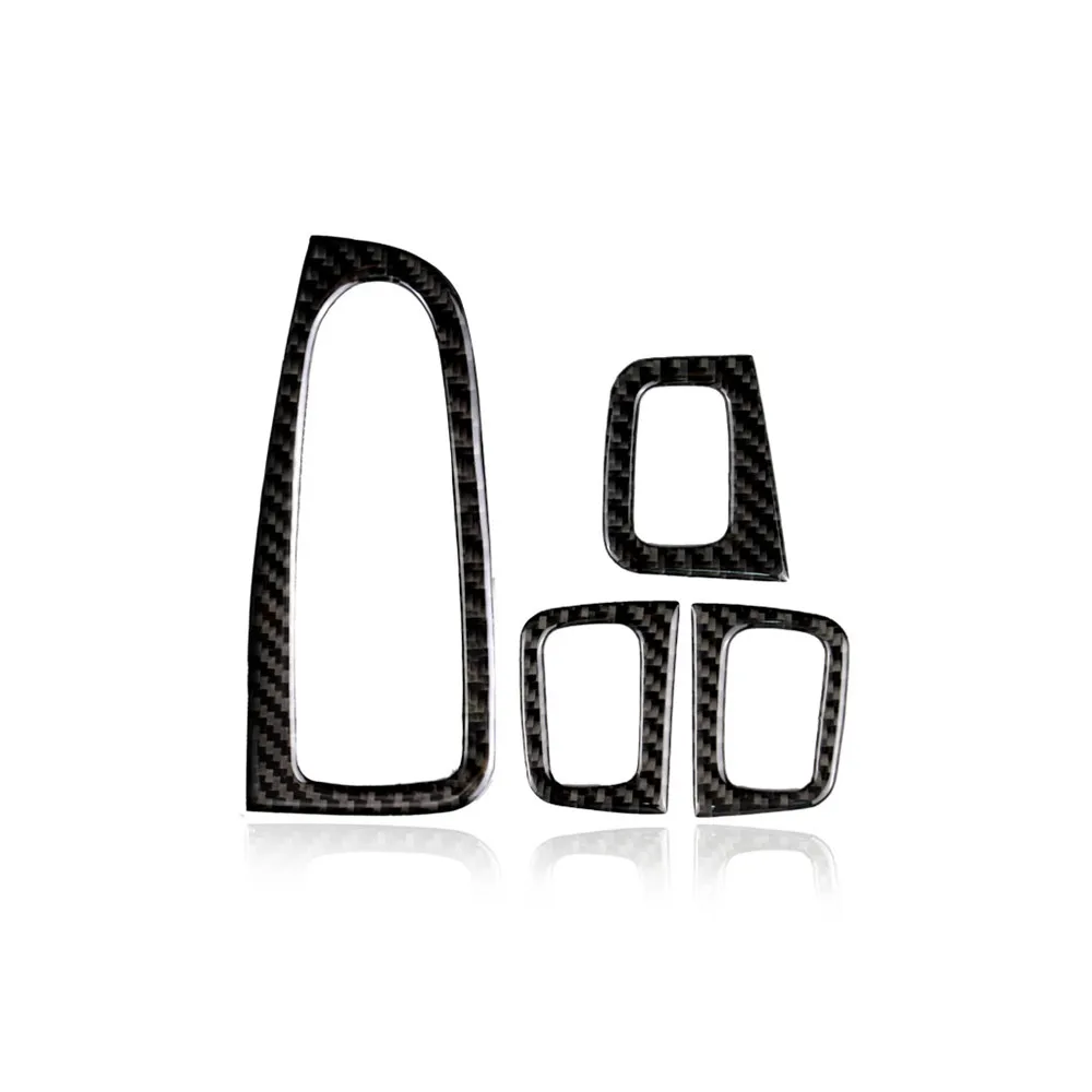 

For Mercedes C Class W205 GLC Accessories Carbon Fiber Car Window Switch Armrest Panel Trim C180 C200 Car Styling Stickers