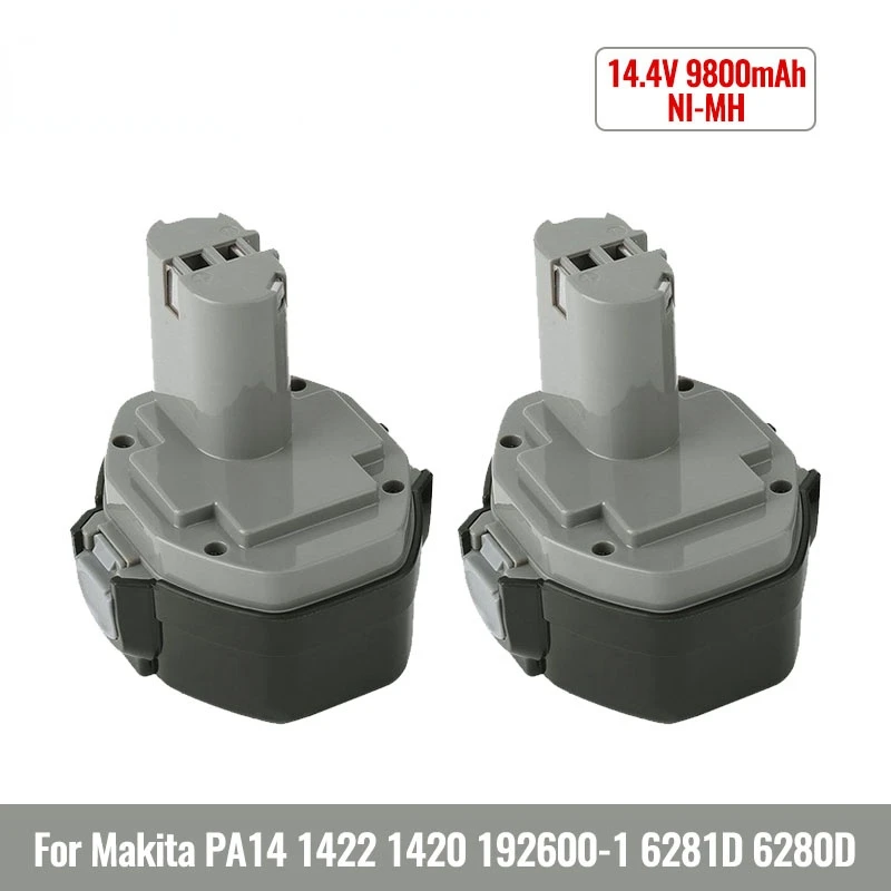 

100% Original 14.4V 9800MAH BATTERY FOR MAKITA 14.4V Battery 3.0AH 1420 1422 1433 1434 1435F 193158-3 Power Tool Ni-MH