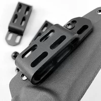 1pcs 73mm 25mm 1 5%e2%80%9d belt holster sheath kydex clip c shape k sheath waist clip for mod u lok back belt loop platform r9j5