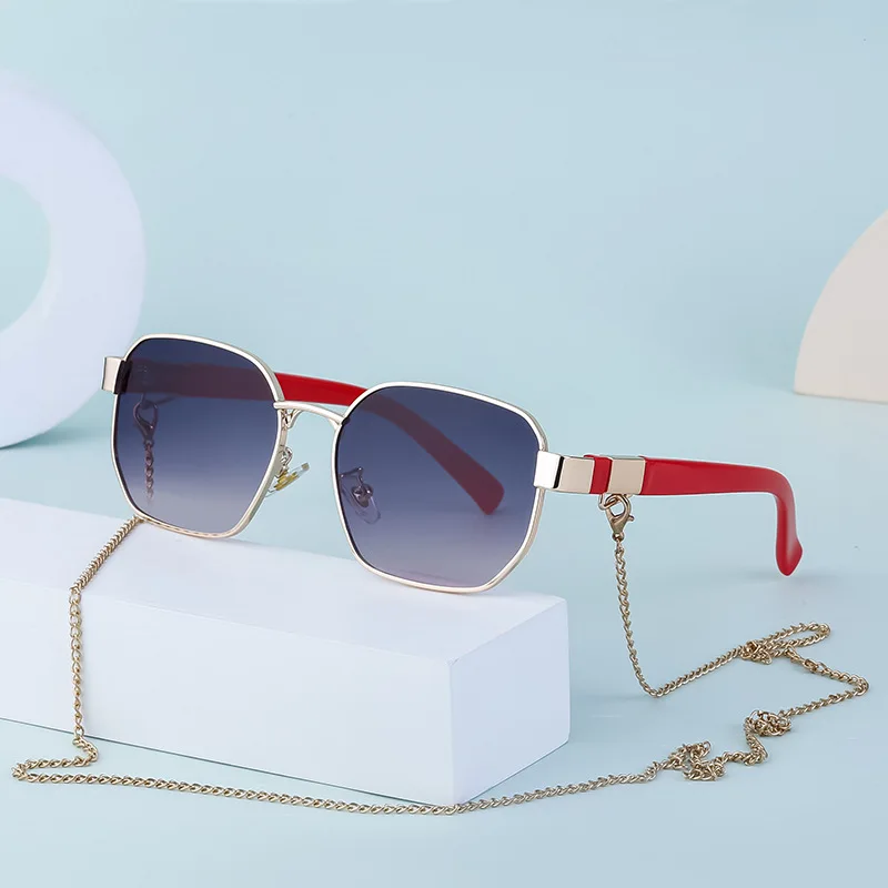 

Модные цепочки для очков с бусинами для женщин, винтажные металлические солнцезащитные очки, Женский держатель для солнцезащитных очков