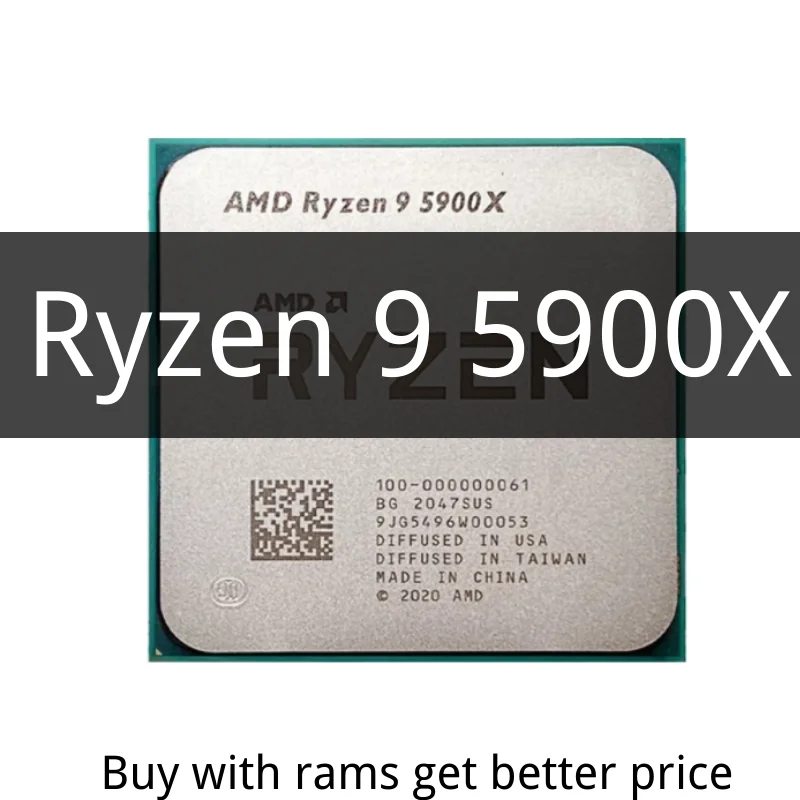 

Новый процессор AMD Ryzen 9 5900X R9 5900X 3,7 ГГц двенадцатиядерный 24-поточный процессор 7 нм L3 = 64M 100-000000061 разъем AM4