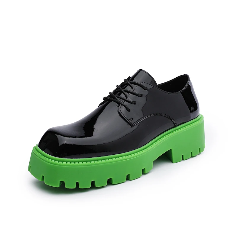 

Мужские ботинки из натуральной кожи Martens, модная массивная обувь для влюбленных, весенние кроссовки на толстой подошве со шнуровкой для студентов, мужская обувь