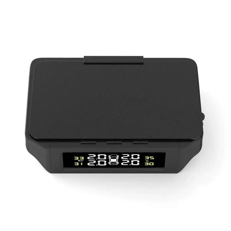 

Wireless tire pressure monitor system TPMS external vehicle tire pressure temperature detection head up display HUD