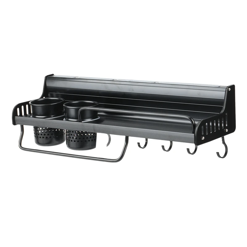 

Multifunctional Punch-Free Kitchen Shelf Kichen Organizer Kitchen Storage Shelf Wall-Mounted Spice Racks