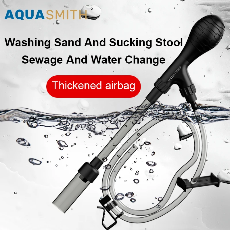 Насос для замены воды в аквариуме чистящие инструменты устройство сифон очистки