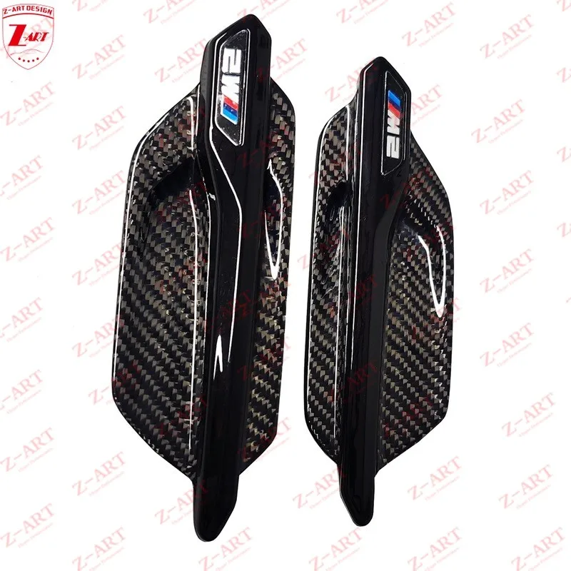 Z-ART M2 Side Badge For BMW F87 Carbon Fiber Fender Frim 2015-2022 | Body Kits