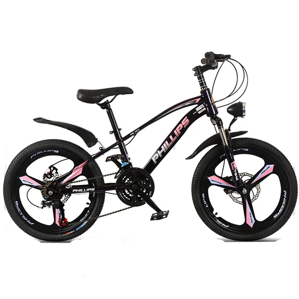 

Childrens Mountain Bike 20inch Bicycle Variable Speed Disc Brake Shock Absorption Trail Bikes Light Bicycles