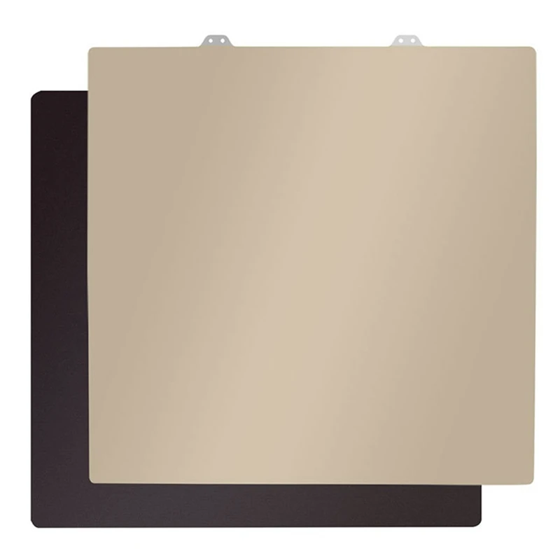 

377x370x2 мм двухсторонняя пружинная стальная пластина с покрытием PEI + нижний магнит для 3D принтера Ender-5 Plus