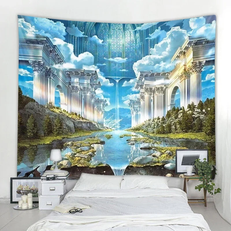 

3D гобелен замок из полиэстера