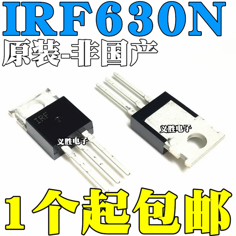 

Новый и оригинальный IRF630NPBF TO-220 трубка с полевым эффектом 200V 9.5A IRF630N MOS полевой эффект в Триод до-220, N Мощность канала f