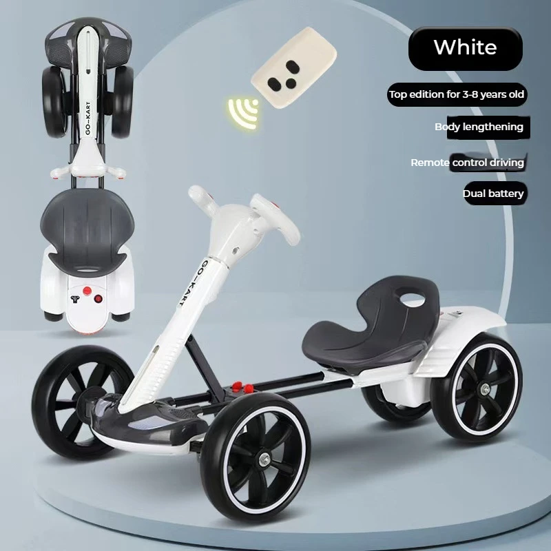 

Складной детский электрический картинг подходит для установки и может сидеть людей. Электрический картинг с зарядкой. Пульт дистанционного управления.