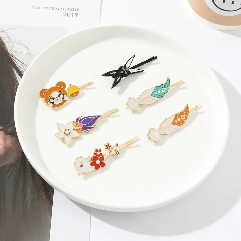 Игровая двухмерная шпилька из сплава шпильки для волос в виде ветки девочек