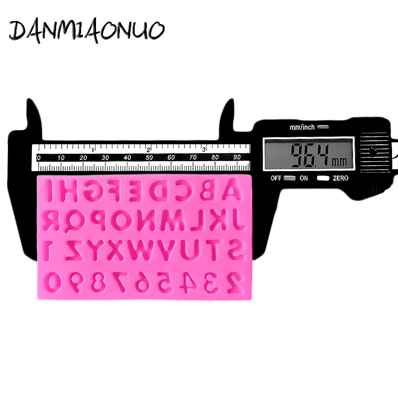 DANMIAONUO A1399037 Силиконовые Формочки Для Маффинов и шоколада с числовыми буквами