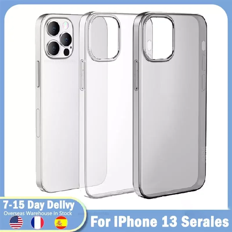 

Clear Soft TPU Case For iPhone 13 pro max mini Transparent Ultra Thin Protective Cover Phone Case iPhone13 13pro i13 capa shell