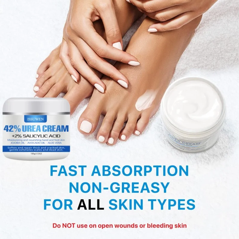 

Urea Cream Salicylic Acid Callus Remover Hand Foot Cream For Dry Cracked Body Intensive Moisturizes Softens,Exfoliates Dead Skin