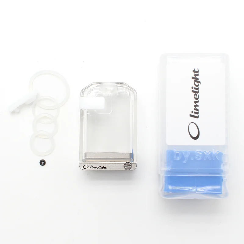 Limelight AIO RBA Boro Tank Vapeshell для BB Mod заготовки коробки модов SS316 база и PCTG прозрачный