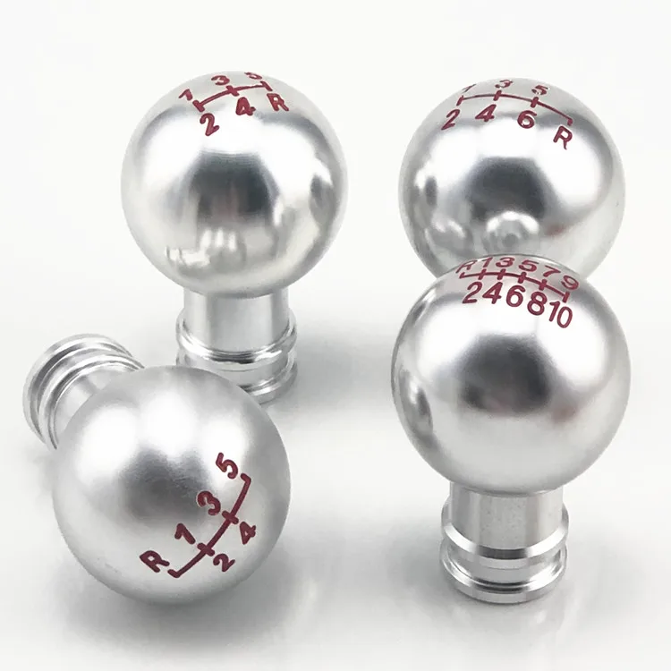 

Universal Car Aluminum Manual Gear Shift Knob Enhance Your Driving Experience with 5/6/10 Speed Gearstick Lever Shifter Knob