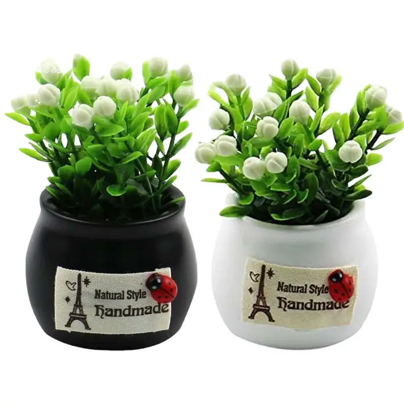 

Аксессуары для интерьера автомобиля, украшение для приборной панели автомобиля, украшение для приборной панели, миниатюрная имитация цветочного растения, украшение для салона автомобиля