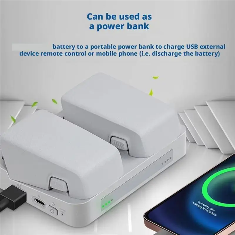 Фото Надежный аккумулятор для DJI Flip Side By Side Butler с быстрой зарядкой PD65W для аксессуаров для дронов №4