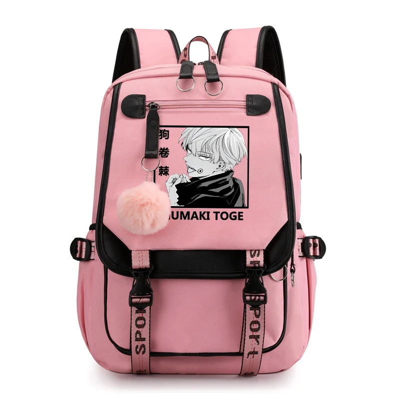 Рюкзак с рисунком аниме Inumaki Toge для женщин и мужчин повседневный уличный рюкзак