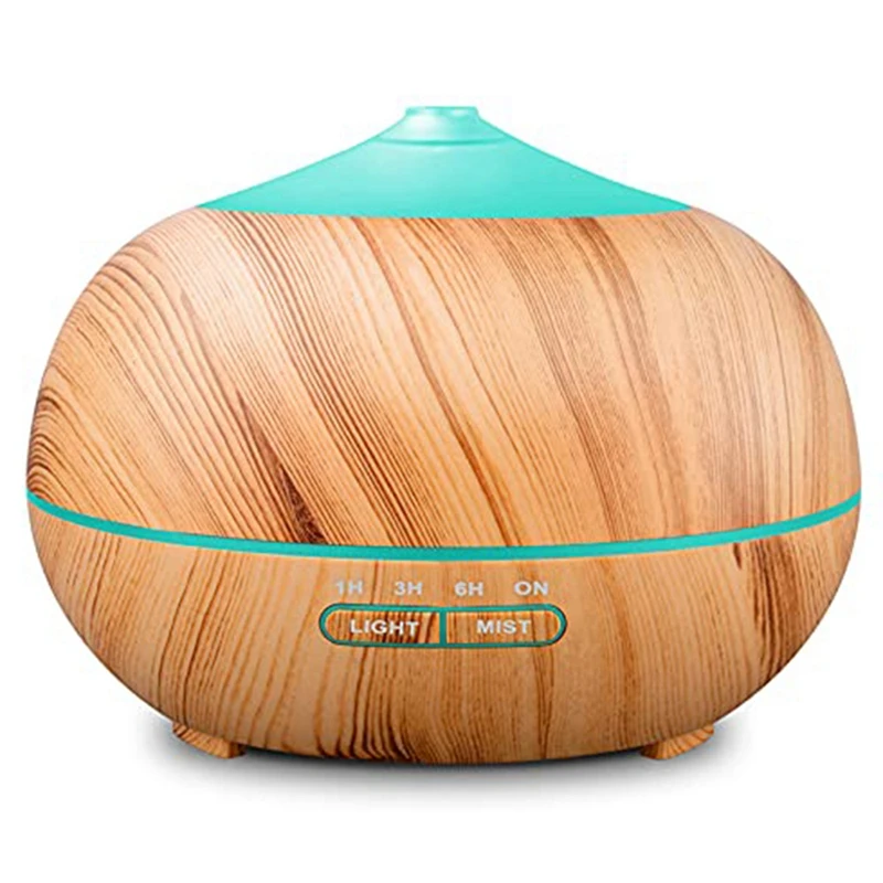 

Essential Oil Diffuser Aromatherapy Humidifier Electric Diffusers with 7 Color LED Light and 4 Timers for Home-US Plug