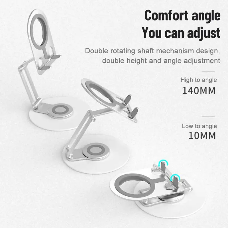 Magnetic Mobile Phone Holder Magnetic Wireless Charging Stand Desktop For Mobile Phone Tablet Computer Bracket