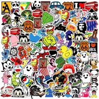 103050100pcs street style fashion brand logo stickers for laptop phone case luggage skateboard coo artsy stickers kids toy