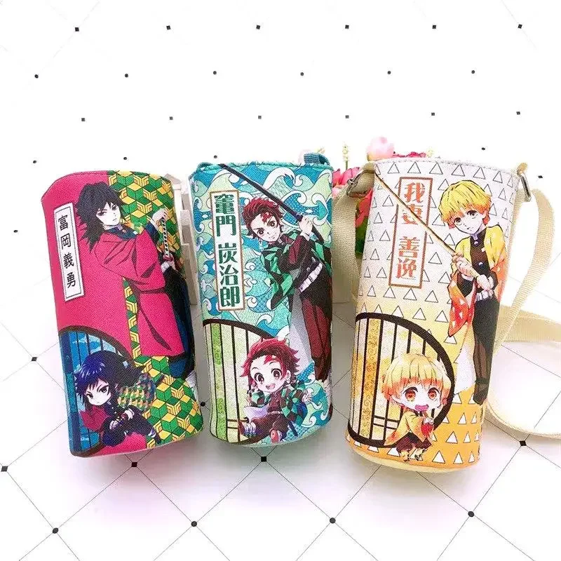 Demon Slayer Tanjiro Kamado Giyu Tomioka Kochou Shinobu с рукавом для чашки аниме периферийные устройства